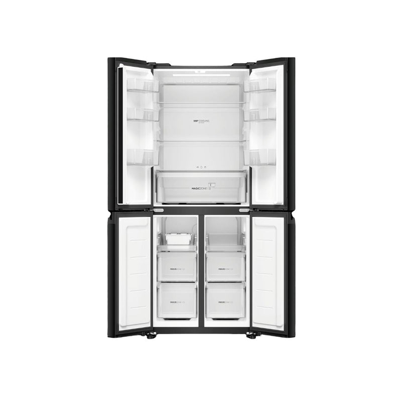 KULKAS Kulkas Aqua 4 Pintu AQR - CTD506RGG(BK) AQUA OSCARLIVING