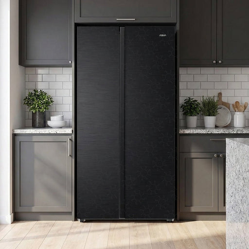 KULKAS Kulkas Aqua Side By Side AQR - TSE605RBM AQUA OSCARLIVING