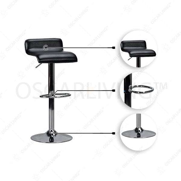 KURSI BAR Kursi Bar Ergotec 012B ERGOTEC OSCARLIVING