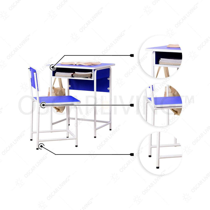 Kursi Belajar Meja dan Kursi Belajar Indachi DMB 01 dan DCB 01 INDACHI OSCARLIVING