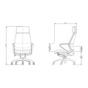 Kursi Direktur Kursi Direktur Firm Volf Normal Headrest FIRM OSCARLIVING