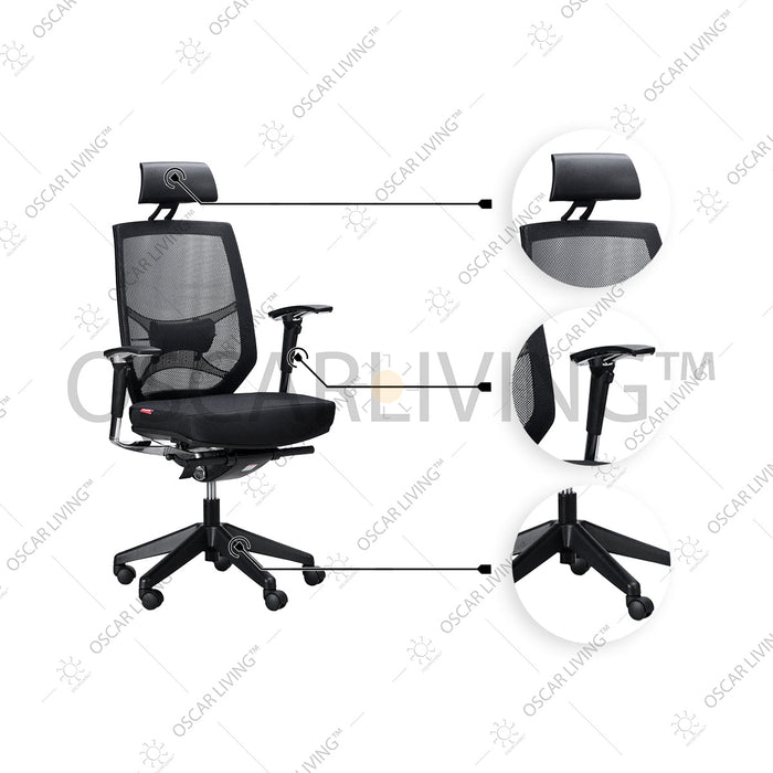 Kursi Direktur Kursi Kantor Chairman HN0601 Respiro CHAIRMAN OSCARLIVING