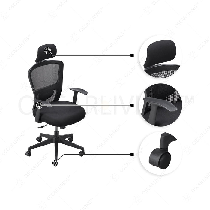 Kursi Direktur Kursi Kantor Ergotec GL952XA ERGOTEC OSCARLIVING