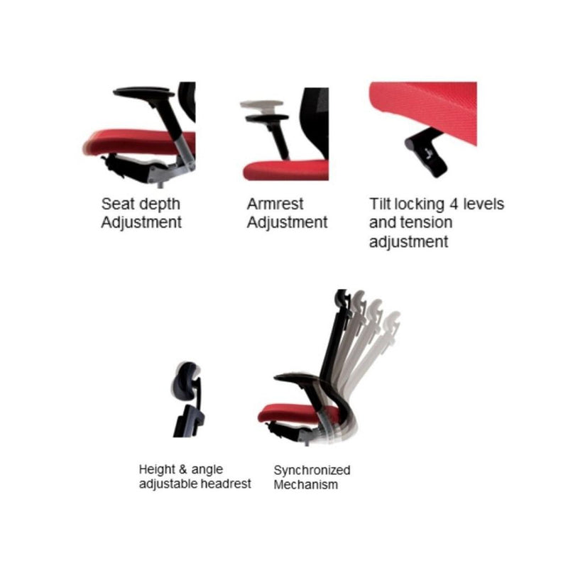 Kursi Direktur Kursi Kantor Firm Fortis FOT307PDN FIRM OSCARLIVING