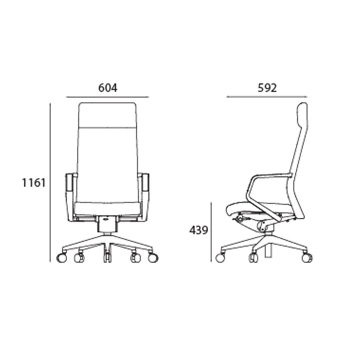 Kursi Direktur Kursi Kantor Firm Kyle KY308PAN FIRM OSCARLIVING