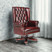 Kursi Direktur Kursi Kantor Ichiko Ponzio Leather ICHIKO OSCARLIVING