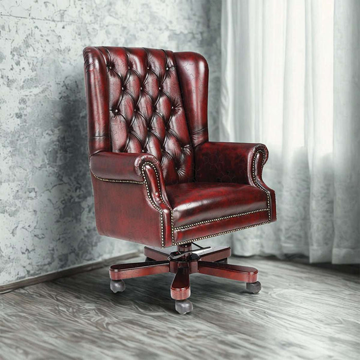 Kursi Direktur Kursi Kantor Ichiko Ponzio Leather ICHIKO OSCARLIVING