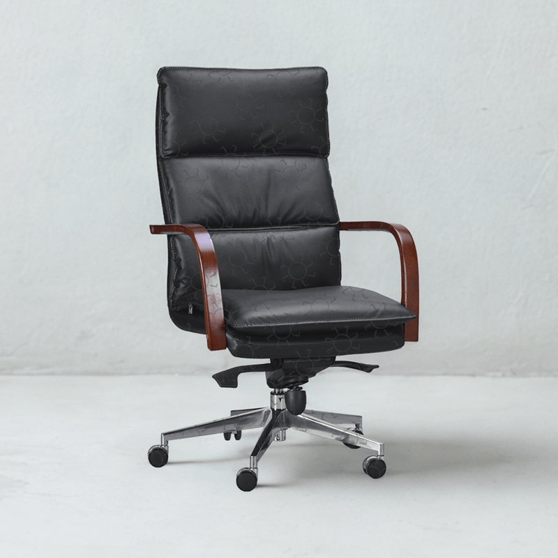 Kursi Direktur Kursi Kantor Indachi Capitol I AL HDT Leather INDACHI di Oscar Living dengan harga termurah