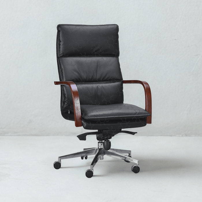 Kursi Direktur Kursi Kantor Indachi Capitol I AL HDT Leather INDACHI di Oscar Living dengan harga termurah