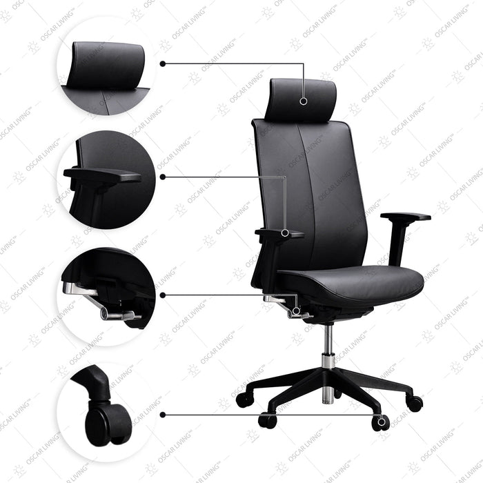 Kursi Direktur Kursi Kantor Indachi Napoli I INDACHI OSCARLIVING