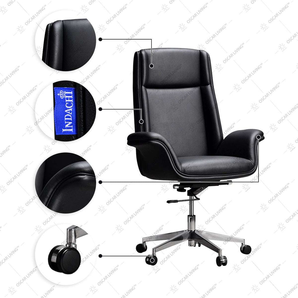 Kursi Direktur Kursi Kantor Indachi Salvador I AL Leather INDACHI OSCARLIVING