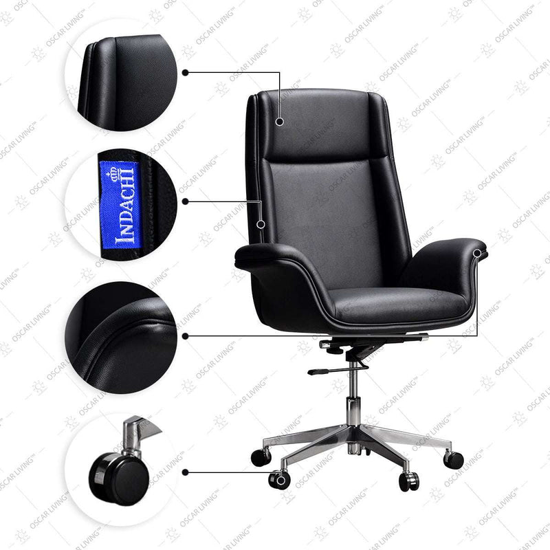Kursi Direktur Kursi Kantor Indachi Salvador I AL Leather INDACHI OSCARLIVING