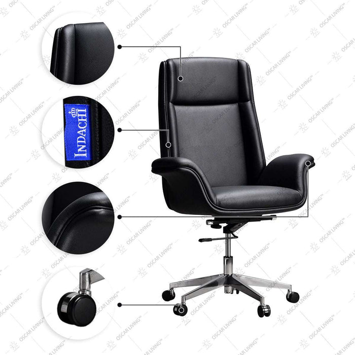 Kursi Direktur Kursi Kantor Indachi Salvador I AL Leather INDACHI OSCARLIVING