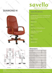 Kursi Direktur Kursi Kantor Savello Diamond HC SAVELLO OSCARLIVING