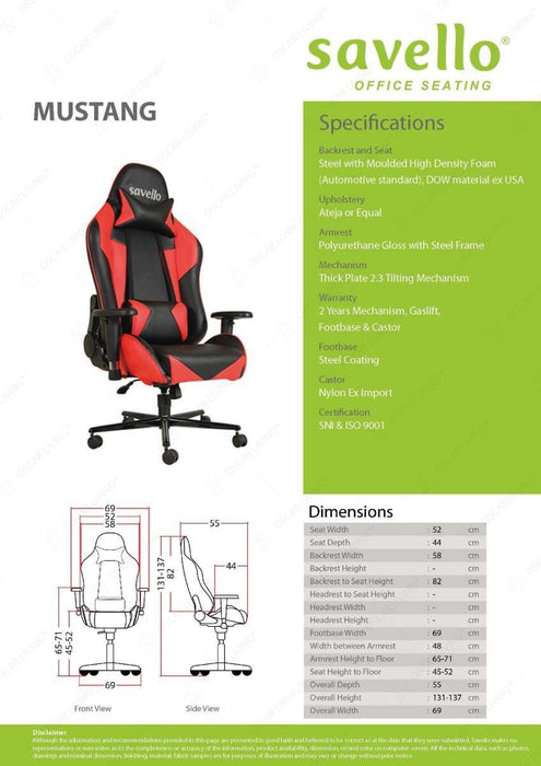Kursi Direktur Kursi Kantor Savello Mustang SAVELLO OSCARLIVING
