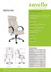 Kursi Direktur Kursi Kantor Savello Onyx HA SAVELLO OSCARLIVING