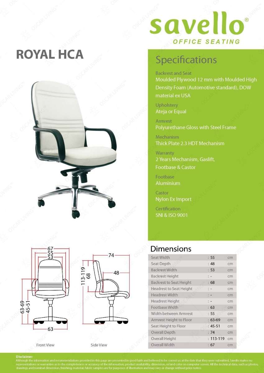 Kursi Direktur Kursi Kantor Savello Royal HCA SAVELLO OSCARLIVING