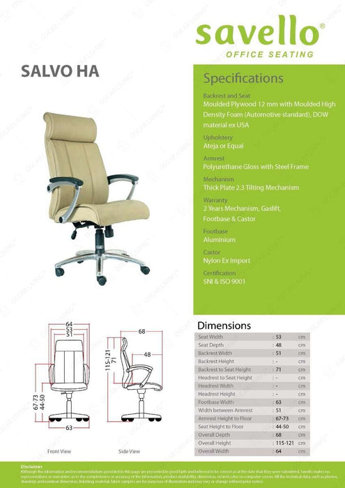 Kursi Direktur Kursi Kantor Savello SALVO HA SAVELLO OSCARLIVING