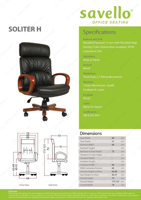 Kursi Direktur Kursi Kantor Savello Soliter H SAVELLO OSCARLIVING