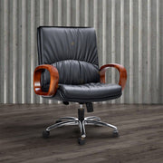 Kursi Direktur Kursi Kantor Savello Soliter LKCA Leather SAVELLO OSCARLIVING