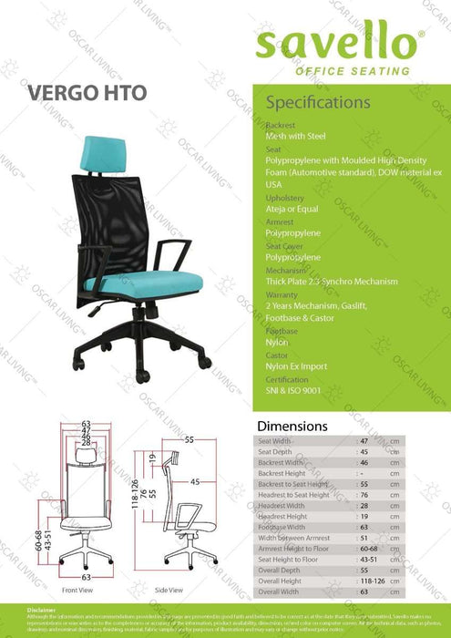 Kursi Direktur Kursi Kantor Savello VERGO HT0 SAVELLO OSCARLIVING