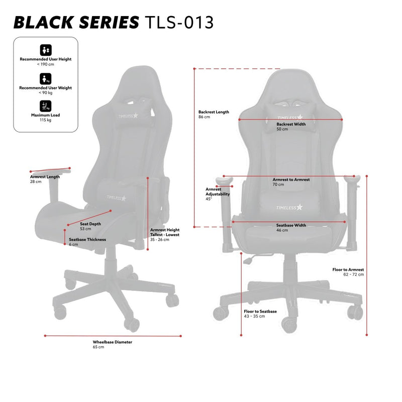 KURSI GAMING Kursi Gaming Timeless Star TLS 013 TIMELESS STAR OSCARLIVING