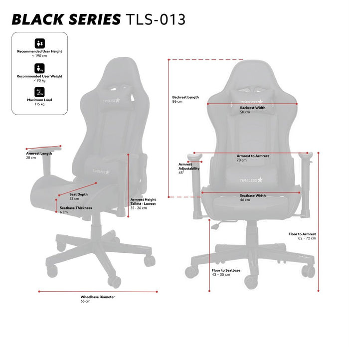 KURSI GAMING Kursi Gaming Timeless Star TLS 013 TIMELESS STAR OSCARLIVING
