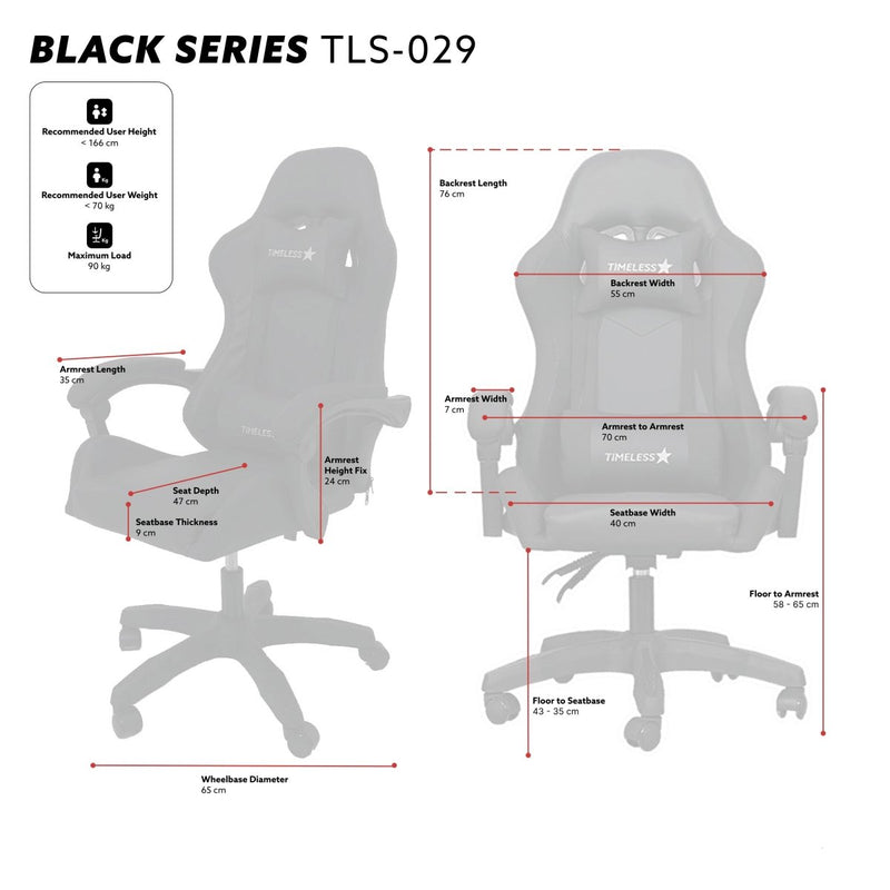 KURSI GAMING Kursi Gaming Timeless Star TLS 029 TIMELESS STAR OSCARLIVING