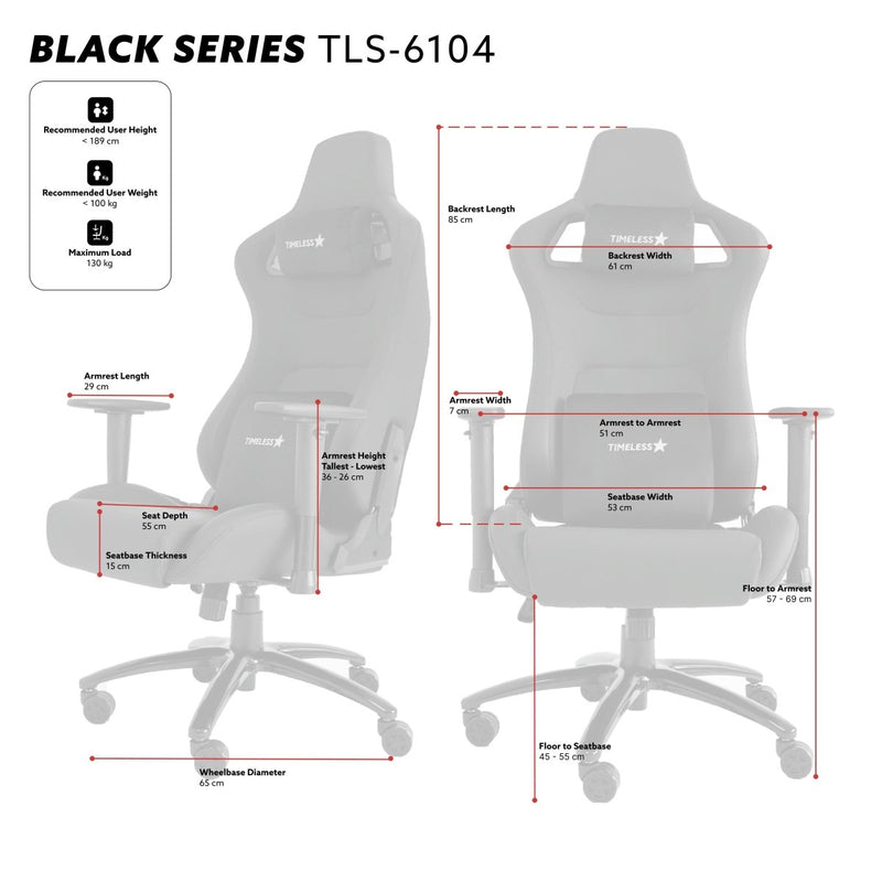 KURSI GAMING Kursi Gaming Timeless Star TLS 6104 TIMELESS STAR OSCARLIVING