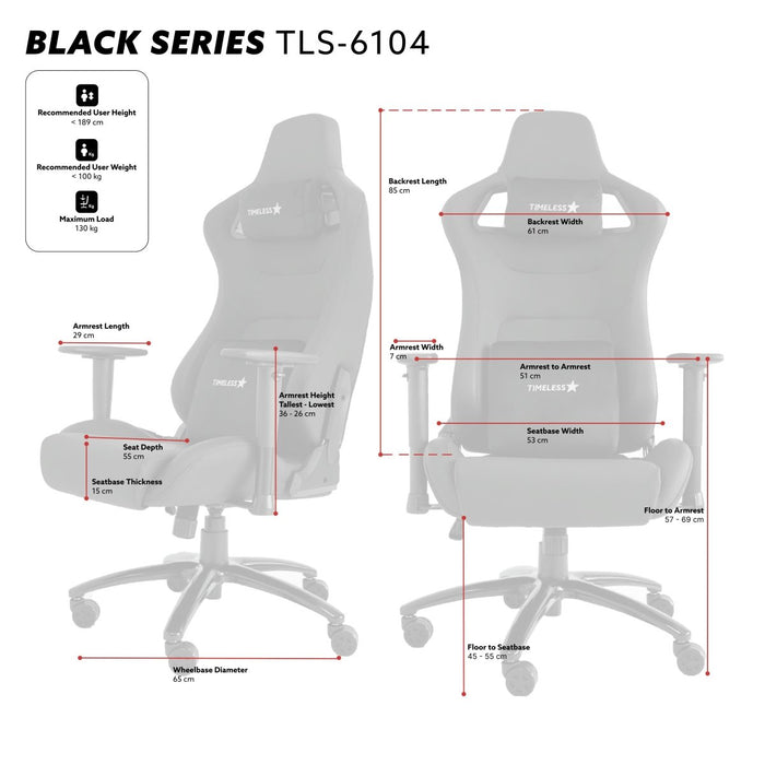 KURSI GAMING Kursi Gaming Timeless Star TLS 6104 TIMELESS STAR OSCARLIVING