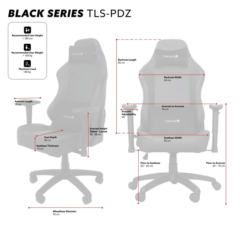 KURSI GAMING Kursi Gaming Timeless Star TLS PDZ TIMELESS STAR OSCARLIVING