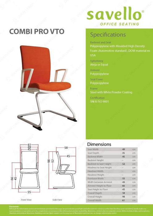 Kursi Hadap Kursi Hadap Savello Combi PRO VT0 SAVELLO OSCARLIVING