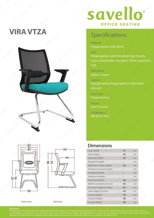 Kursi Hadap Kursi Hadap Savello Vira VTZA SAVELLO OSCARLIVING