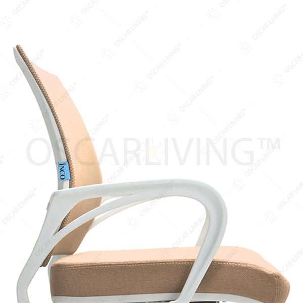 Kursi Hadap Kursi Kantor INCO Casova III / W COT - Rangka Putih INCO OSCARLIVING