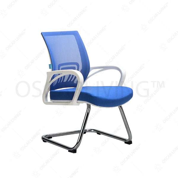 Kursi Hadap Kursi Kantor INCO Casova III / W - CR - Rangka Putih INCO OSCARLIVING