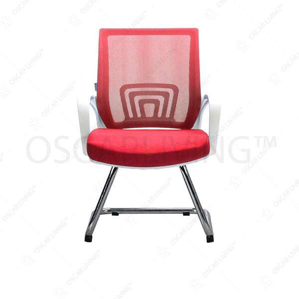 Kursi Hadap Kursi Kantor INCO Casova III / W - CR - Rangka Putih INCO OSCARLIVING