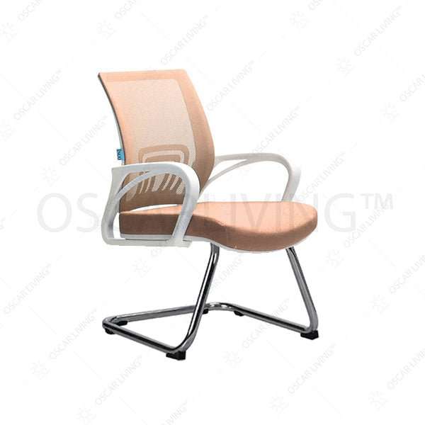 Kursi Hadap Kursi Kantor INCO Casova III / W - CR - Rangka Putih INCO OSCARLIVING