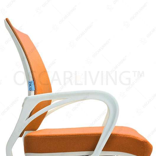 Kursi Hadap Kursi Kantor INCO Casova III / W - CR - Rangka Putih INCO OSCARLIVING