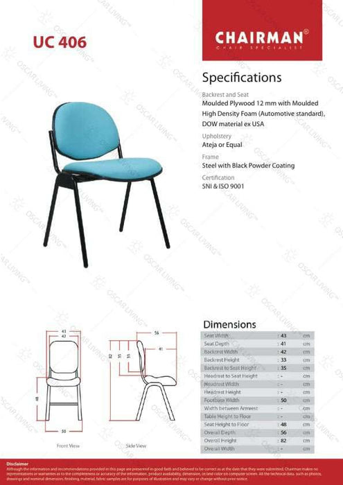 Kursi Hadap Kursi Serbaguna Chairman UC406 CHAIRMAN OSCARLIVING