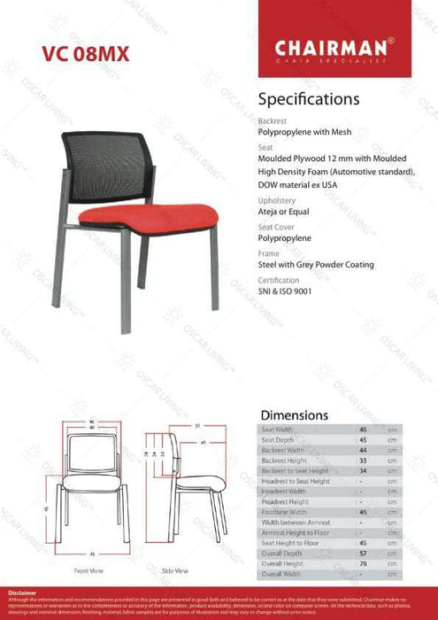 Kursi Hadap Kursi Serbaguna Chairman VC08MX CHAIRMAN OSCARLIVING