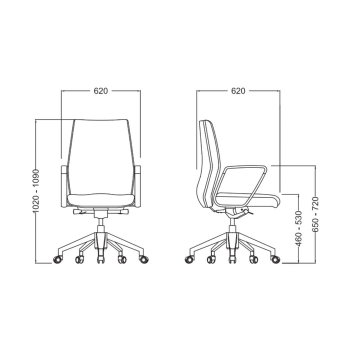 Kursi kantor Kursi Kantor Firm North NW307PA FIRM OSCARLIVING