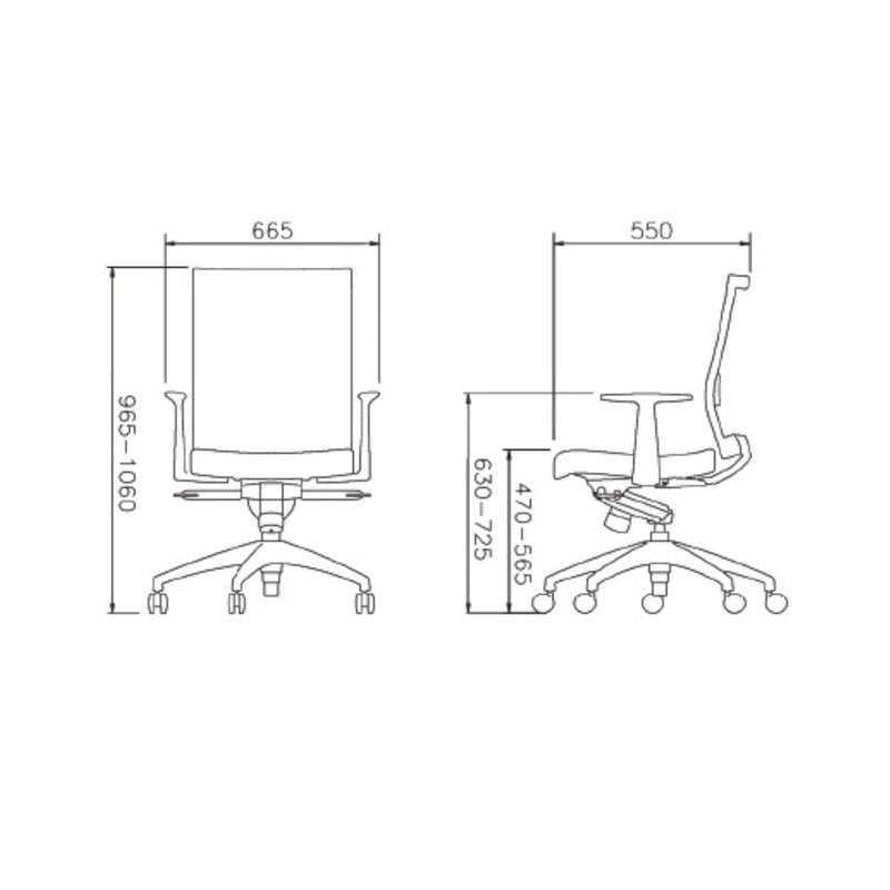 Kursi kantor Kursi Kantor Firm Skin S3307D FIRM OSCARLIVING