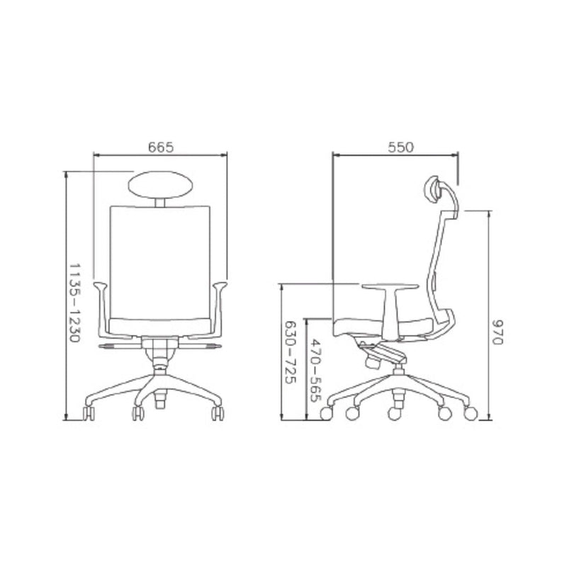 Kursi kantor Kursi Kantor Firm Skin S3307DN FIRM OSCARLIVING
