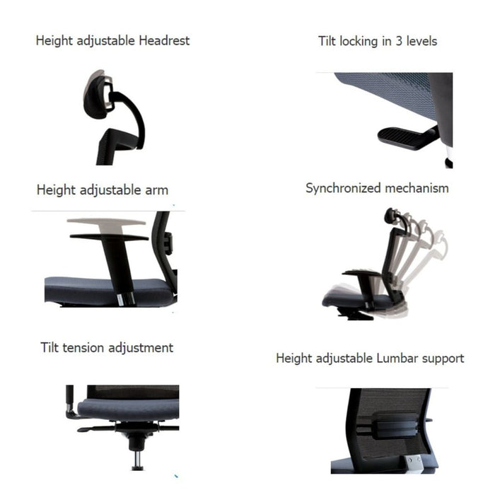 Kursi kantor Kursi Kantor Firm Skin S3307PDN Leather FIRM OSCARLIVING