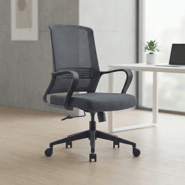 Kursi kantor Kursi Kantor Firm Voit NVO307A Frame Black FIRM OSCARLIVING