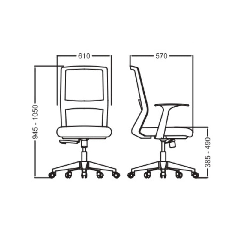 Kursi kantor Kursi Kantor Firm Vos VOS307 FIRM OSCARLIVING