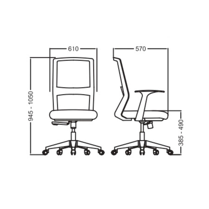 Kursi kantor Kursi Kantor Firm Vos VOS307 FIRM OSCARLIVING