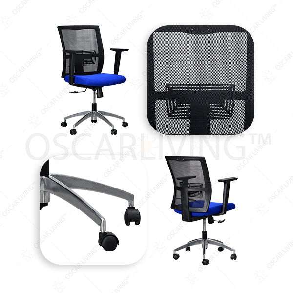 Kursi Manager Kursi Kantor Ergotec TM101Y1B ERGOTEC OSCARLIVING