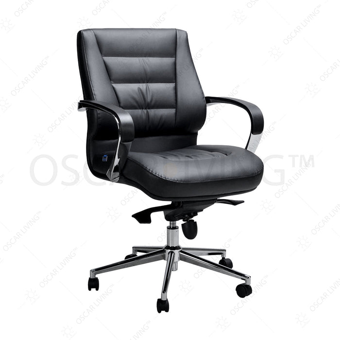 Kursi Manager Kursi Kantor Indachi Brasco II AL HDT Leather INDACHI OSCARLIVING