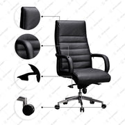 Kursi Manager Kursi Kantor Indachi D680 AL HDT Leather INDACHI OSCARLIVING